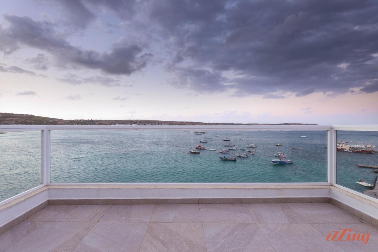 Pretty Beachfront Penthouse In Mellieha Exterior foto